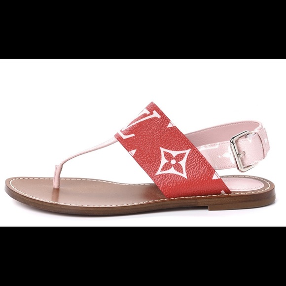 New Louis Vuitton Escale Monogram Giant 38 Rouge - Picture 2 of 6